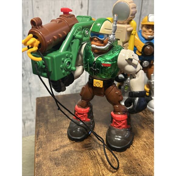 Fisher Price Rescue Heroes Jack And 2 Others 2001 As Is. Missing Accessories - Picture 2 of 10